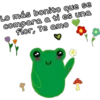 Lo más bonito que se
compara a ti es una
flor, Te amo