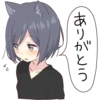 Cat girls sticker 6