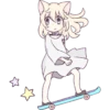 White Cat Girl 2