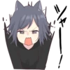 Cat girls sticker 12