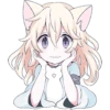 White Cat Girl 19