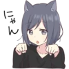 Cat girls sticker 24