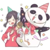 China Girl Sticker ENG 29