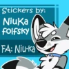 Stickers by:
Niuka
folfsky
FA: Niu-ka