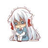 Fluffy White Cat Girl 8