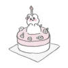 Caho'sticker usagi version 11