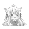 Fluffy White Cat Girl 19