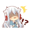 Fluffy White Cat Girl 22