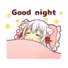 Fluffy White Cat Girl 24