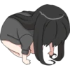 Girl with black hair long TL-EDIT 5