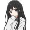 Girl with black hair long TL-EDIT 7