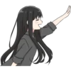Girl with black hair long TL-EDIT 12