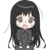 Girl with black hair long TL-EDIT 20