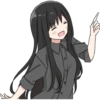 Girl with black hair long TL-EDIT 23