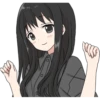 Girl with black hair long TL-EDIT 24