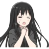 Girl with black hair long TL-EDIT 30