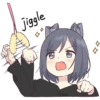 Cat girls sticker ENG 7