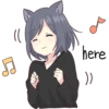 Cat girls sticker ENG 28