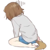 Dog girls sticker 19