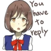 Yandere Girlfriend Sticker ENG 23