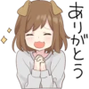 Dog girls sticker 28