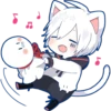 Mafumafu Sticker (cat) 23