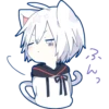Mafumafu Sticker (cat) 28