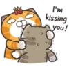 I'm
kissing
you!