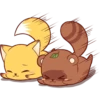 Tanuki & Fox girl 12