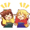 Tanuki & Fox girl 21