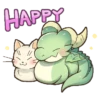 Mom Cat and Dragon Egg by Inuhiro 21