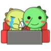 Kawaii Dino and friend 13