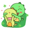 Kawaii Dino and friend 15