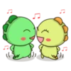 Kawaii Dino and friend 17