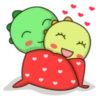 Kawaii Dino and friend 19