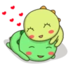 Kawaii Dino and friend 26