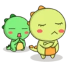 Kawaii Dino and friend 28