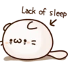 Sticker of a round and pretty cat 20