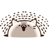 Sticker of a round and pretty cat 21