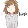 Dog girls sticker 5