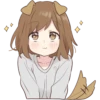 Dog girls sticker 19