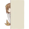 Dog girls sticker 21
