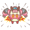 Kirby's Puffball Sticker Set 8