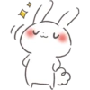 Rabbit sticker set 6