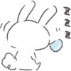 Rabbit sticker set 8