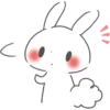 Rabbit sticker set 12