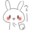 Rabbit sticker set 14