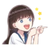 Cute Girl's Expression 5