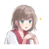 Cute Girl's Expression 13
