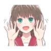 Cute Girl's Expression 21